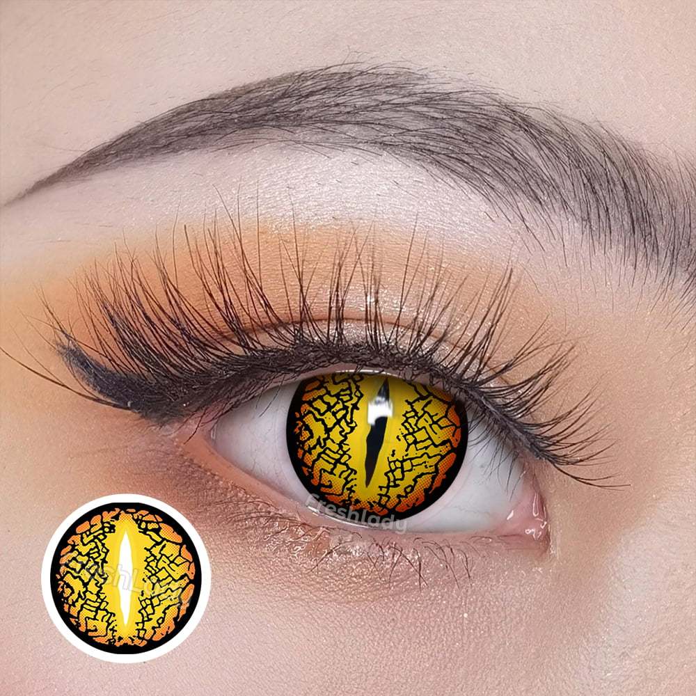 PUDDING FRESHLADY Lizard Eye Brown | 1 Year, 2 Pcs