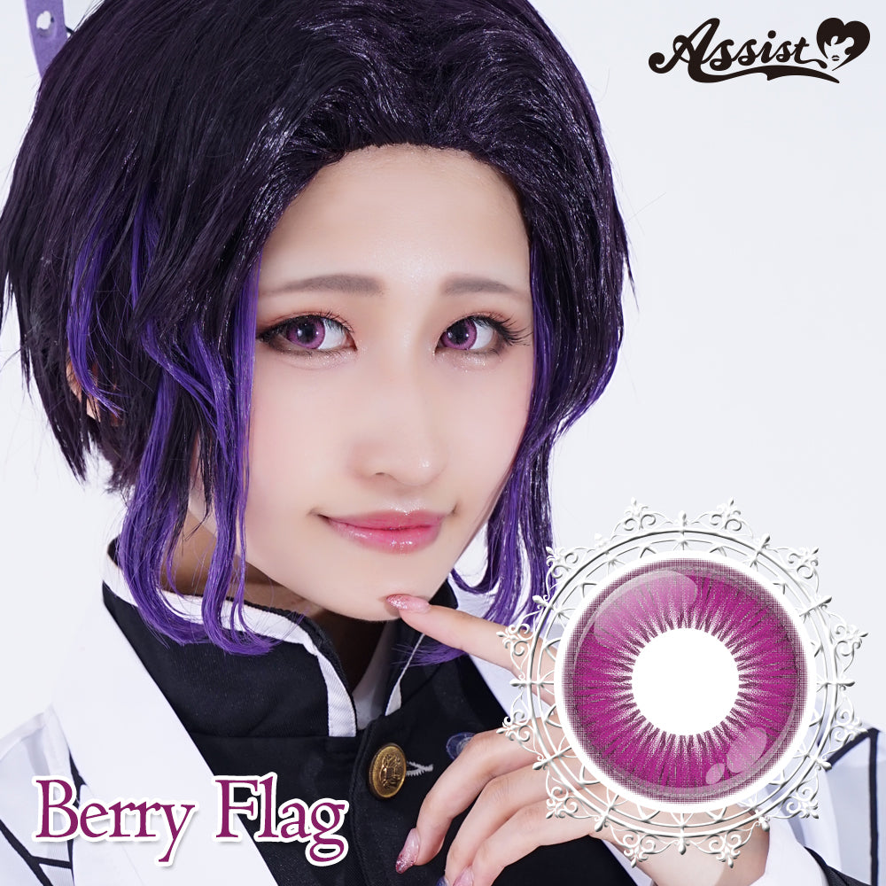 PUDDING Assist Shutella Berry Flag | 1 Day, 6 Pcs