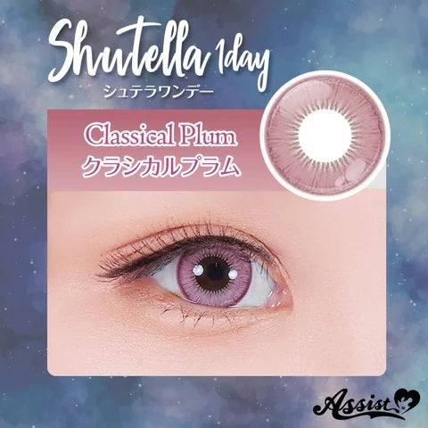 PUDDING Assist Shutella Classical Plum  | 1 Day, 6 Pcs